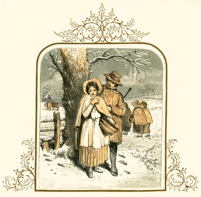 Láska ve sněhu od Myles Birket Foster