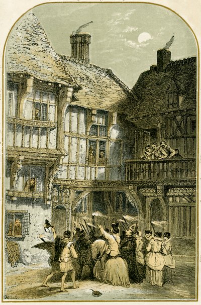 Mummers Play/Mumming od Myles Birket Foster