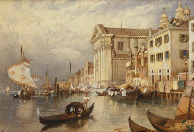 Kostel Santa Maria del Rosario nebo Gesuati, Benátky, od Myles Birket Foster