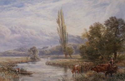 Napajedlo (akvarel) od Myles Birket Foster