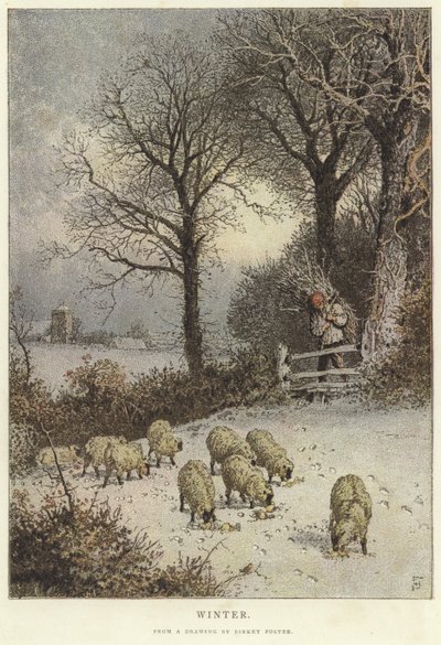 Zima od Myles Birket Foster