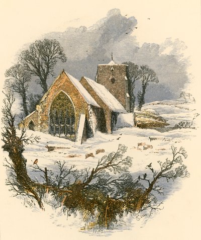 Procházka zimní sabat od Myles Birket Foster