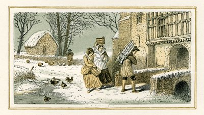 Winter od Williama Shakespeara od Myles Birket Foster
