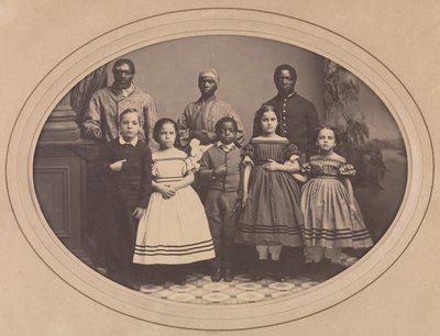 Emancipovaní otroci přivezeni z Louisiany plukovníkem Georgem H. Banksem, prosinec 1863. od Myron H. Kimball