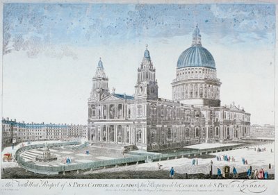 Katedrála svatého Pavla, City of London, 1755 od NJB de Poilly