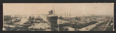 Lusitania na konci rekordní plavby od N.W. Penfield