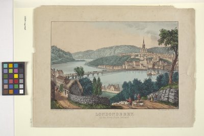 Londonberry (ručně kolorovaná litografie) od N. and Ives J.M. (1824 95) Currier
