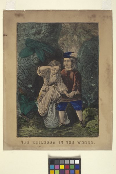 Die Kinder im Wald von N. and Ives J.M. (1824-95) Currier
