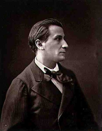 Francois Coppee (1842-1908), z "Galerie Contemporaine", asi 1874-78 (čb fotografie) od Nadar