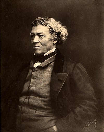 Portrét francouzského malíře, Jean Baptiste Camille Corot od Nadar