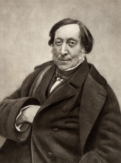 Gioachino (Antonio) Rossini (1792-1868) od Nadar