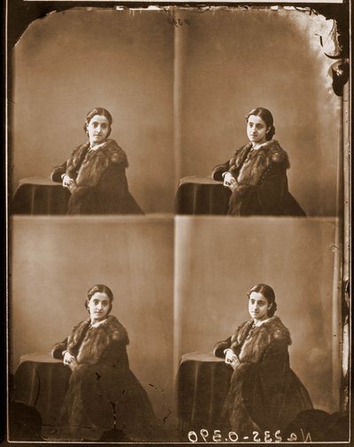 Portrét Adeliny Patti, soprán 1853-1919 (foto) od Nadar