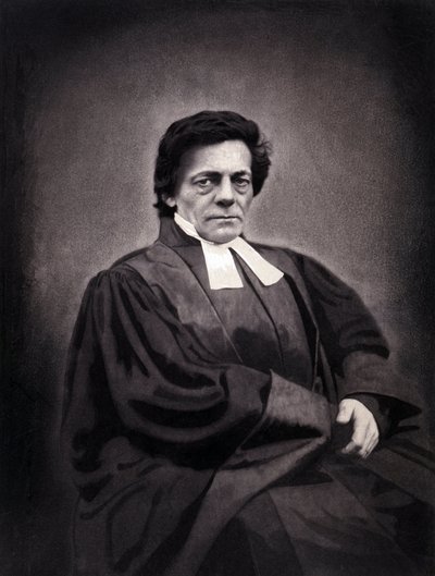 Portrét Alphonse Monoda, pastora švýcarského původu (1802-1856) od Nadar