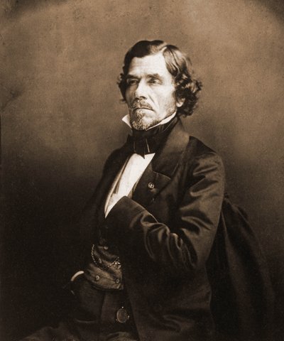 Portrét Eugena Delacroixe, malíře 1798-1863 (foto) od Nadar