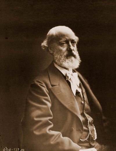 Portrét Eugene Viollet-le-Duc (Viollet le Duc) (1814-1879), architekt a akvarel 1814-1879 (foto) od Nadar