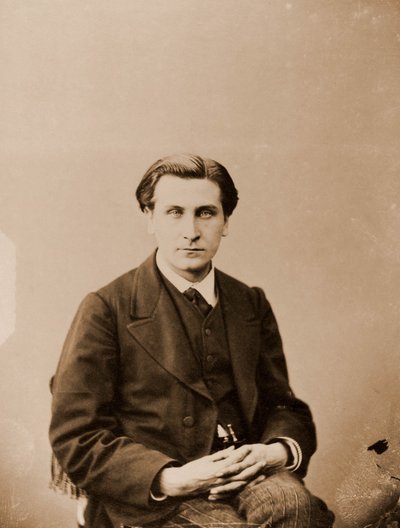 Portrét Francois Coppee, básník 1842-1908 (foto) od Nadar
