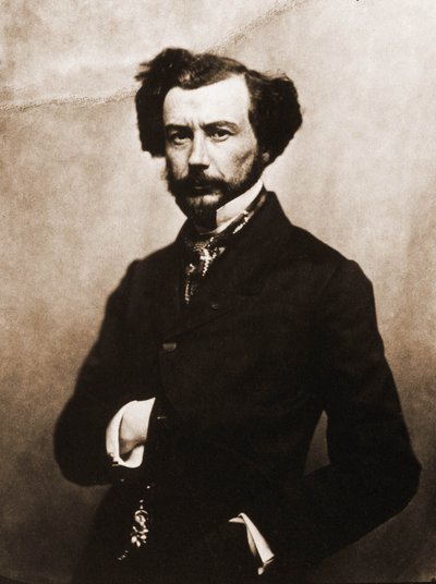 Portrét Maxime Du Camp, spisovatel 1822-1894 (foto) od Nadar