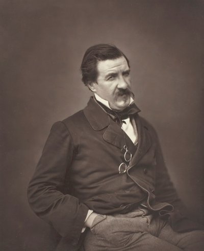 Champfleury narozen Jules François Felix Fleury-Husson, francouzský kritik a romanopisec, 1821-1889, kolem 1855 od Nadar