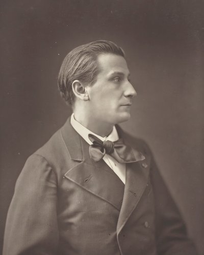 François Coppée francouzský básník a prozaik, 1842-1908, c. 1876. od Nadar