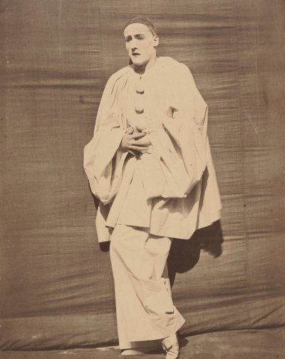 Pierrot v bolestech, ca. 1854-55. od Nadar