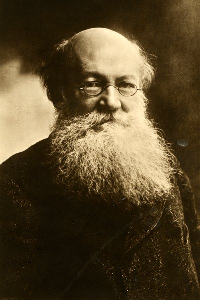 Pjotr Alexejevič Kropotkin, ruský anarchista, c1900 od Nadar