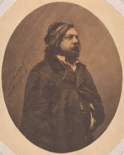 Theophile Gautier, ca. 1856. od Nadar