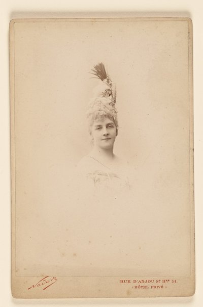 [hraběnka Hélène de Pourtalès] od Nadar [Gaspard Félix Tournachon]