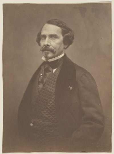 Jules Lecomte, novinář od Nadar [Gaspard Félix Tournachon]