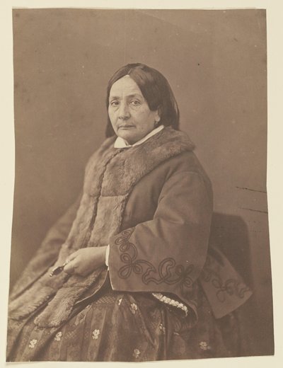 Paní Eugénie Niboyet od Nadar [Gaspard Félix Tournachon]