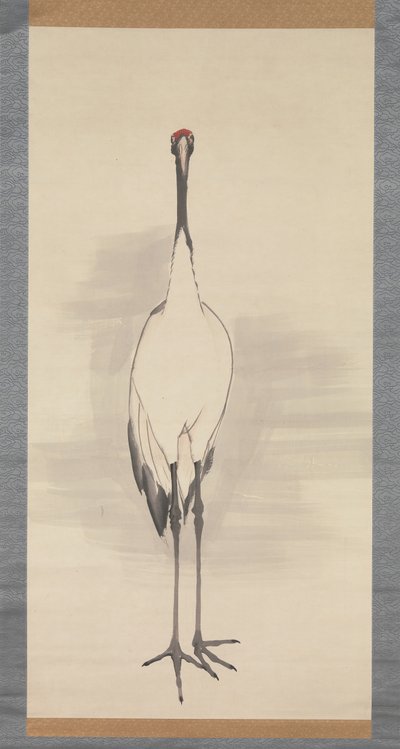 Jeřáby, 80. léta 18. století. od Nagasawa Rosetsu