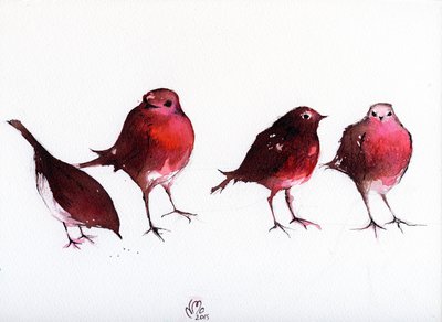 The Ink Spots, 2015, (inkoust na papíře) od Nancy Moniz Charalambous