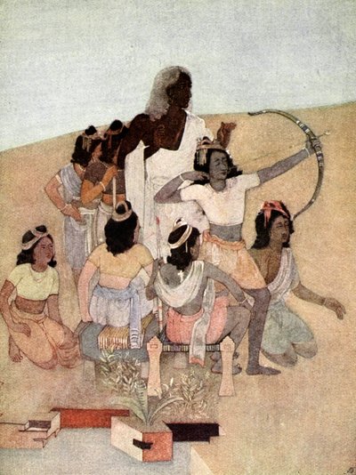 „Soud s princi“, 1913. od Nandalal Bose
