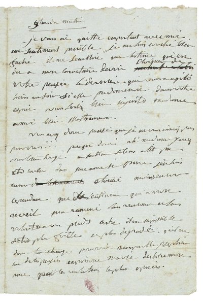 Dopis Josephine de Beauharnais od Napoleon Bonaparte