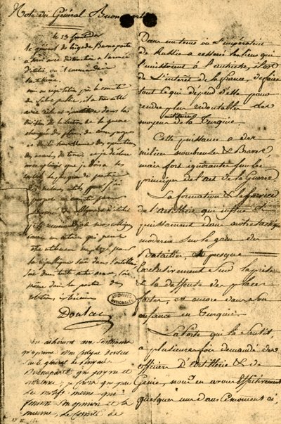 Poznámka generála Bonaparta, 13. září 1795, 1921. od Napoleon Bonaparte I