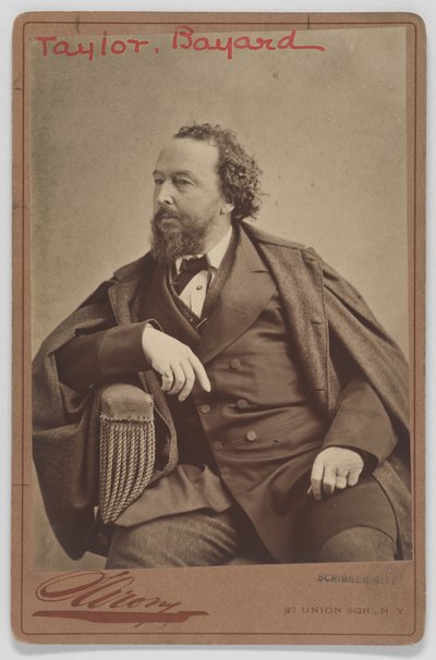 Bayard Taylor od Napoleon Sarony