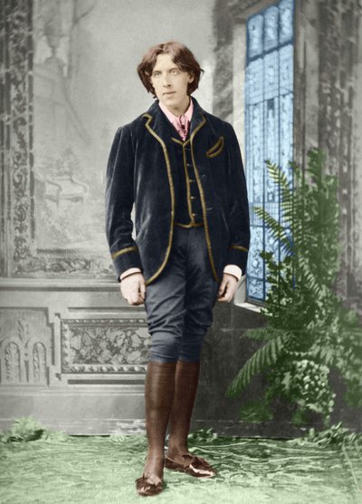 Oscar Wilde (1854 - 1900) asi 1882 (foto) od Napoleon Sarony