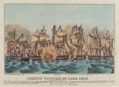 Perryho vítězství na jezeře Erie od Napoleon Sarony