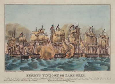 Perryho vítězství na jezeře Erie od Napoleon Sarony