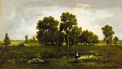 Fagotière u zmije rybníka, 1862 od Narcisse Virgile Diaz de la Peña
