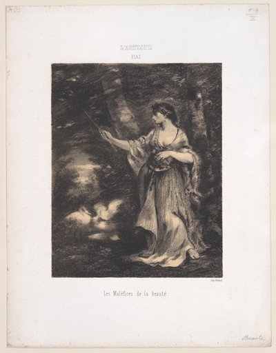 Kletby krásy, 1830-76., 1830-76. od Narcisse Virgile Diaz de la Peña