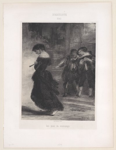 Radosti lhaní, 1830-76., 1830-76. od Narcisse Virgile Diaz de la Peña