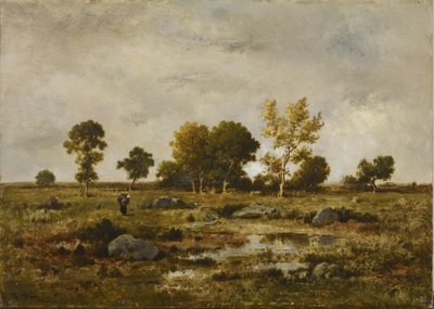 Podzimní dojem, Fontainebleau od Narcisse Virgile Diaz de la Peña