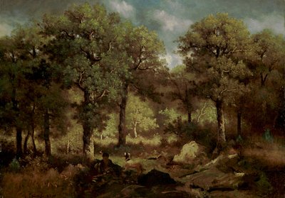Interiér lesa ve Fontainebleau od Narcisse Virgile Diaz de la Peña