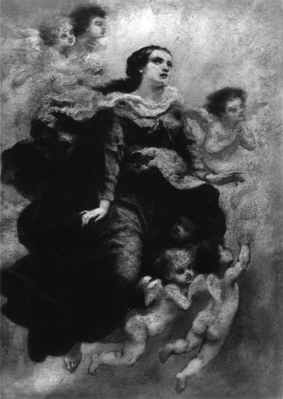 Nanebevzetí Panny Marie od Narcisse Virgile Diaz de la Peña