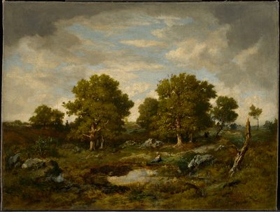 Dva velké duby od Narcisse Virgile Diaz de la Peña