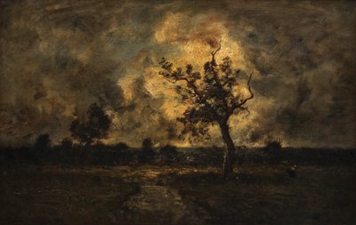 Bouřková nálada od Narcisse Virgile Diaz de la Peña