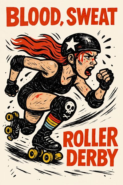 Roller derby: Krev, pot a slzy od Natalie Bruns