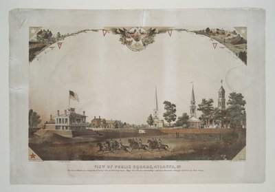 Pohled na veřejné náměstí, Atlanta, Ga. od Nathan B. Abbott