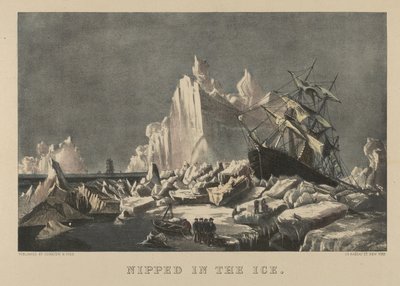 Nipped in the Ice, 1876-94., 1876-94. Tvůrci: Nathaniel Currier, James Merritt Ives, Currier a Ives. od Currier and Ives