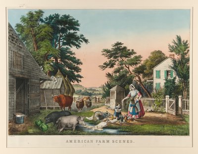 Americké farmářské scény. č.2 od Nathaniel Currier